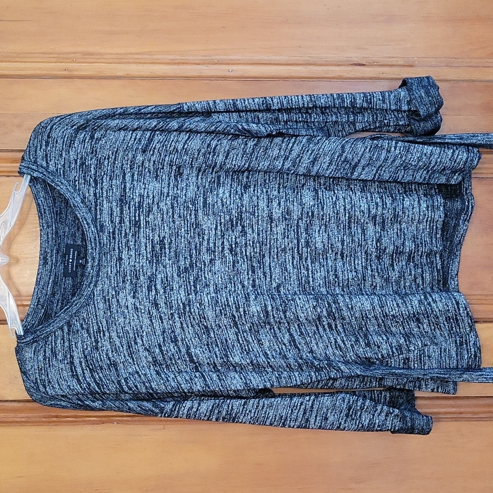 Gray Lucky Brand Top--Medium
